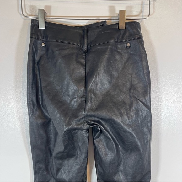 I.AM.GIA Xenia Pant in Black Vegan Leather High Rise Grunge Lace Up size XXS - Picture 10 of 11
